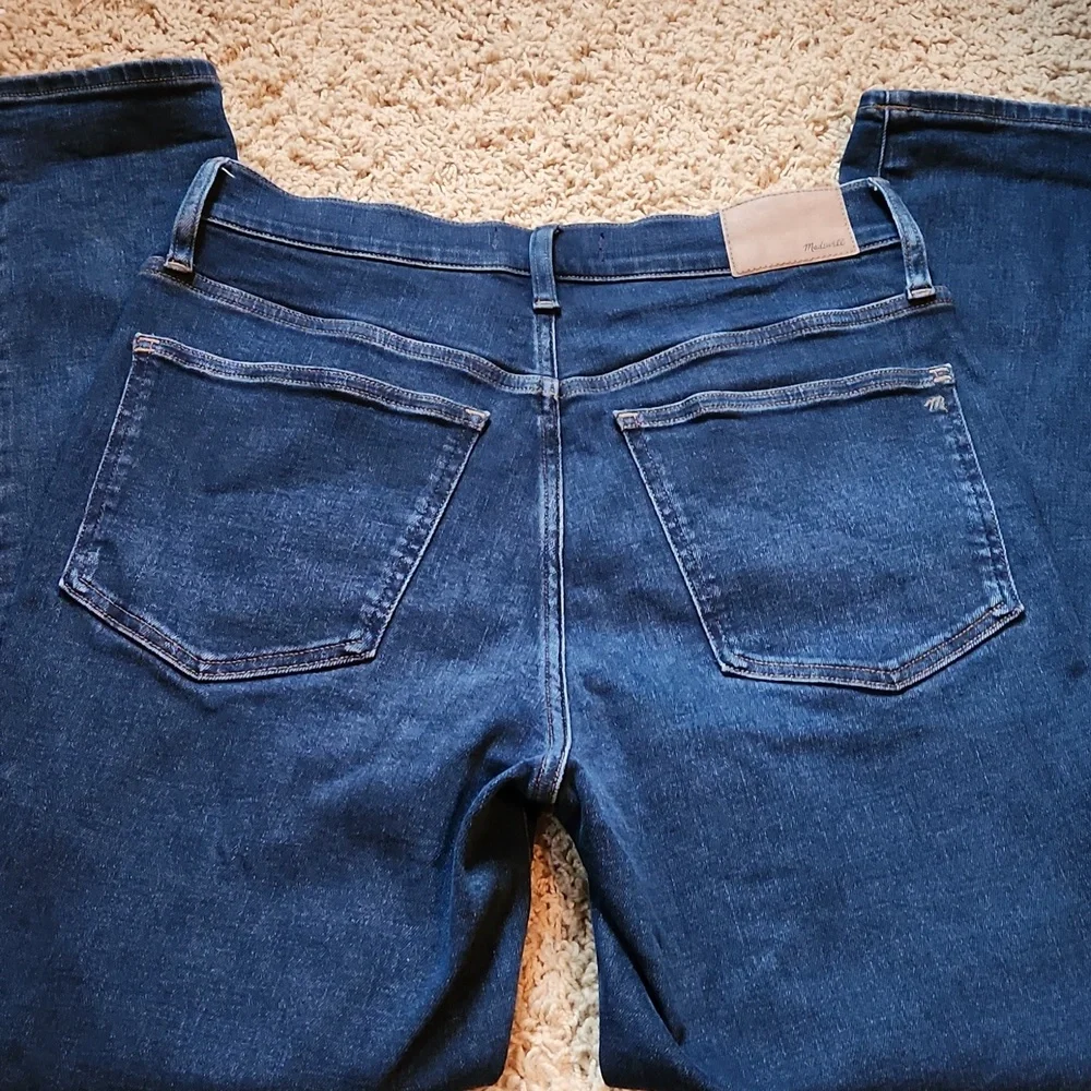 Madewell Dark Blue Slim High Waisted Jeans Womans Size 29 - Picture 2 of 9